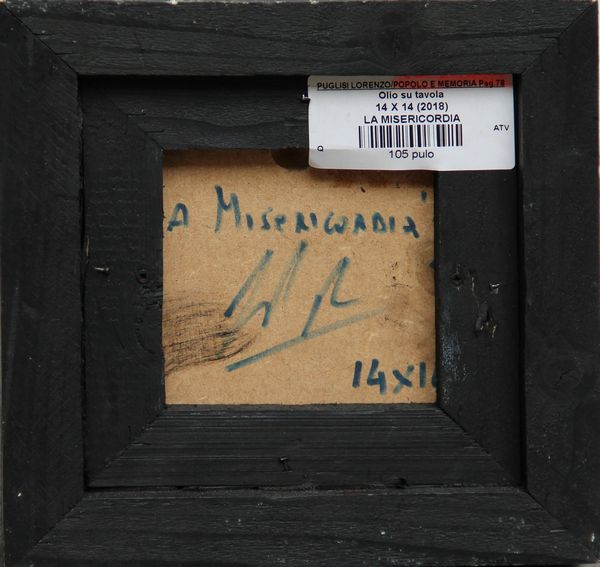 LORENZO PUGLISI : La misericordia  - Asta Arte Moderna e Contemporanea - Associazione Nazionale - Case d'Asta italiane