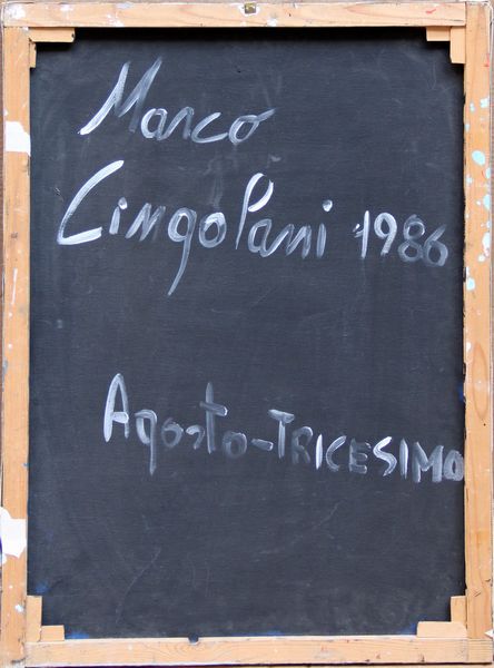Marco Cingolani : Agosto Tricesimo  - Asta Arte Moderna e Contemporanea - Associazione Nazionale - Case d'Asta italiane