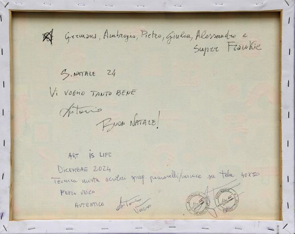 Antonio VASCO : Art is life  - Asta Arte Moderna e Contemporanea - Associazione Nazionale - Case d'Asta italiane