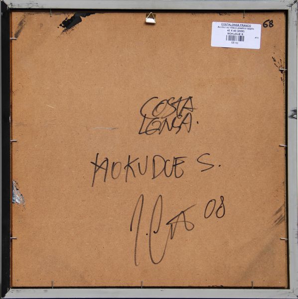 FRANCO COSTALONGA : Mokudue S.  - Asta Arte Moderna e Contemporanea - Associazione Nazionale - Case d'Asta italiane