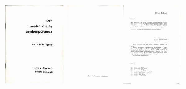 ALDO MONDINO : Libro  - Asta Arte Moderna e Contemporanea - Associazione Nazionale - Case d'Asta italiane