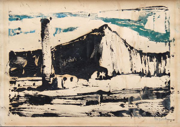 Mario Sironi : Paesaggio con industria  - Asta Arte Moderna e Contemporanea - Associazione Nazionale - Case d'Asta italiane