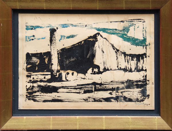 Mario Sironi : Paesaggio con industria  - Asta Arte Moderna e Contemporanea - Associazione Nazionale - Case d'Asta italiane