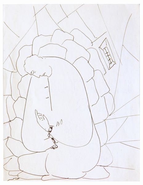 FATEH MOUDARRES : Senza titolo  - Asta Arte Moderna e Contemporanea - Associazione Nazionale - Case d'Asta italiane