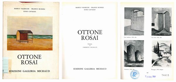 OTTONE ROSAI : Case gialle  - Asta Arte Moderna e Contemporanea - Associazione Nazionale - Case d'Asta italiane