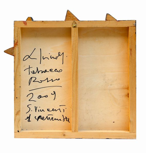 Luigi Mainolfi : Tabacco rosso  - Asta Arte Moderna e Contemporanea - Associazione Nazionale - Case d'Asta italiane