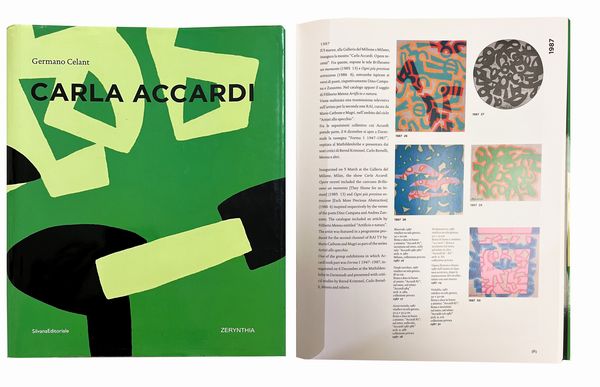 CARLA ACCARDI : Violablu  - Asta Arte Moderna e Contemporanea - Associazione Nazionale - Case d'Asta italiane