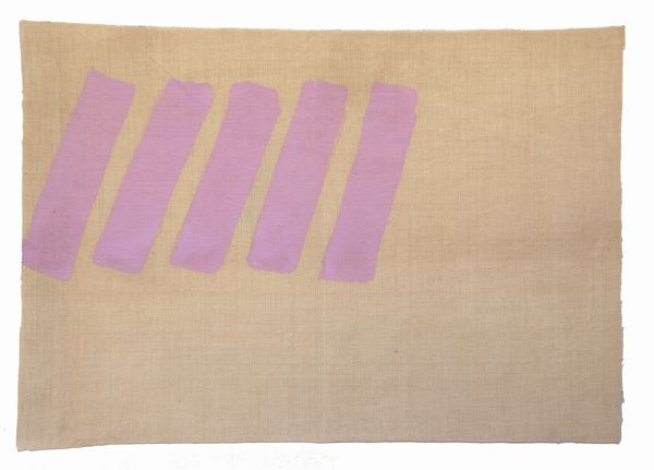 GIORGIO GRIFFA : Obliquo violetto  - Asta Arte Moderna e Contemporanea - Associazione Nazionale - Case d'Asta italiane