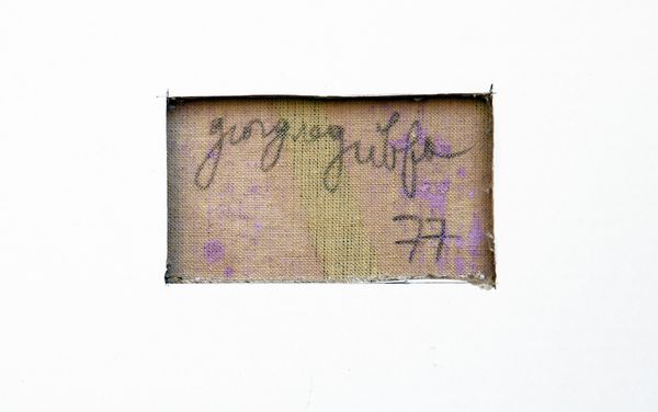 GIORGIO GRIFFA : Obliquo violetto  - Asta Arte Moderna e Contemporanea - Associazione Nazionale - Case d'Asta italiane