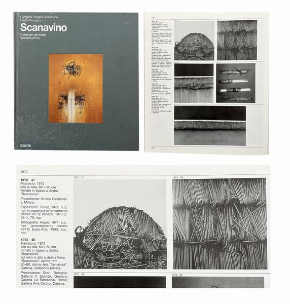 EMILIO SCANAVINO : Tramatura  - Asta Arte Moderna e Contemporanea - Associazione Nazionale - Case d'Asta italiane