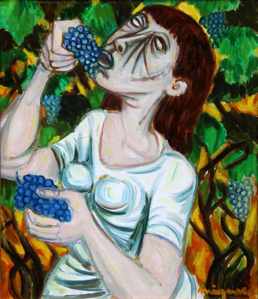 Giuseppe Migneco : Raccoglitrice d'uva  - Asta Arte Moderna e Contemporanea - Associazione Nazionale - Case d'Asta italiane
