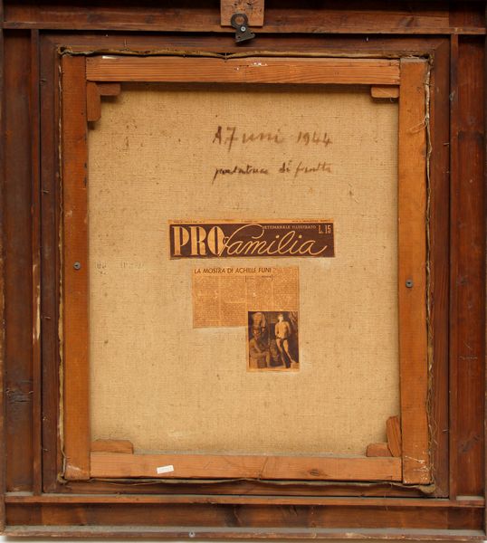 Achille Funi : Ragazza con frutta  - Asta Arte Moderna e Contemporanea - Associazione Nazionale - Case d'Asta italiane