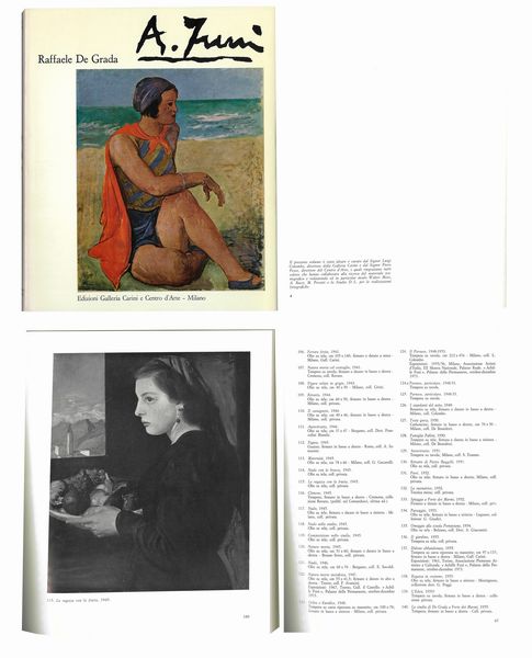 Achille Funi : Ragazza con frutta  - Asta Arte Moderna e Contemporanea - Associazione Nazionale - Case d'Asta italiane