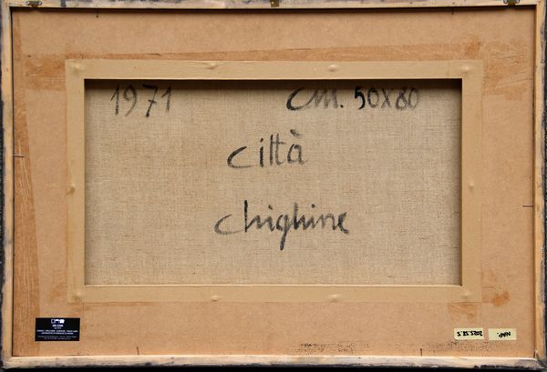 ALFREDO CHIGHINE : Citt  - Asta Arte Moderna e Contemporanea - Associazione Nazionale - Case d'Asta italiane