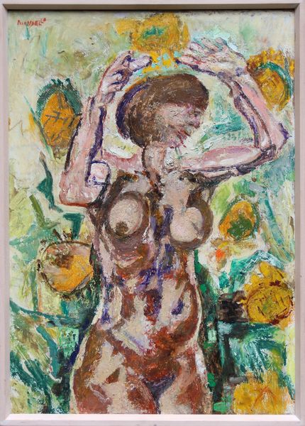 FAUSTO PIRANDELLO : Donna tra i fiori  - Asta Arte Moderna e Contemporanea - Associazione Nazionale - Case d'Asta italiane