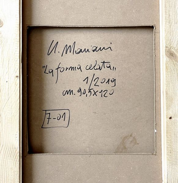 UMBERTO MARIANI : La forma celata  - Asta Arte Moderna e Contemporanea - Associazione Nazionale - Case d'Asta italiane