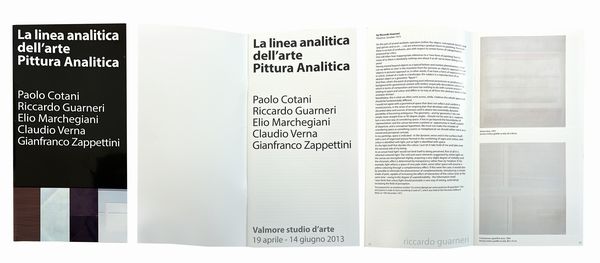RICCARDO GUARNERI : Strisce - luce  - Asta Arte Moderna e Contemporanea - Associazione Nazionale - Case d'Asta italiane