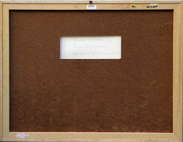 RICCARDO GUARNERI : Apparizione al centro  - Asta Arte Moderna e Contemporanea - Associazione Nazionale - Case d'Asta italiane