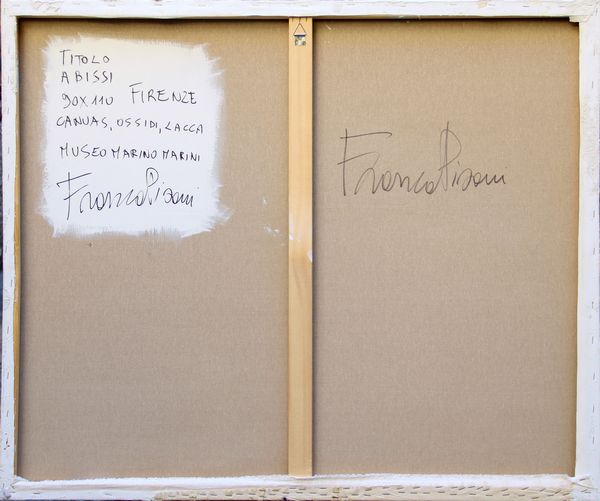 FRANCA PISANI : Abissi  - Asta Arte Moderna e Contemporanea - Associazione Nazionale - Case d'Asta italiane