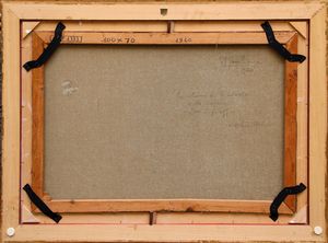 GIOVAN FRANCESCO GONZAGA : Le colonne di San Lorenzo e la cupola sotto la pioggia  - Asta Arte Moderna e Contemporanea - Associazione Nazionale - Case d'Asta italiane