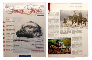 GIOVAN FRANCESCO GONZAGA : Pattuglia cosacca nella steppa  - Asta Arte Moderna e Contemporanea - Associazione Nazionale - Case d'Asta italiane