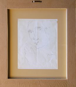 Giorgio de Chirico : Studio di testa  - Asta Arte Moderna e Contemporanea - Associazione Nazionale - Case d'Asta italiane