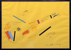 Giuseppe Chiari : Senza titolo  - Asta Arte Moderna e Contemporanea - Associazione Nazionale - Case d'Asta italiane