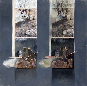 Giuseppe Banchieri - Natura morta e finestra (ripetizione)