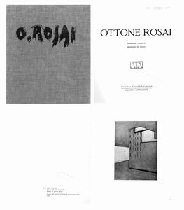 OTTONE ROSAI : Case gialle  - Asta Arte Moderna e Contemporanea - Associazione Nazionale - Case d'Asta italiane