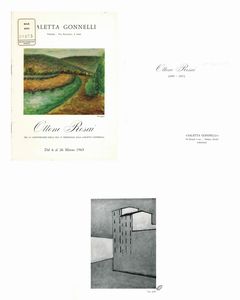 OTTONE ROSAI : Case gialle  - Asta Arte Moderna e Contemporanea - Associazione Nazionale - Case d'Asta italiane