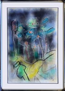 Roberto Sebastián Antonio MATTA ECHAURREN : Les fleurs avant l'aube  - Asta Arte Moderna e Contemporanea - Associazione Nazionale - Case d'Asta italiane