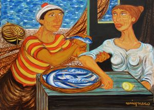 Giuseppe Migneco - Pescatori
