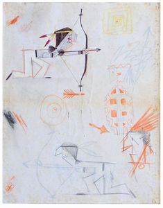 Pino Pascali : Intermezzo francobollo  - Asta Arte Moderna e Contemporanea - Associazione Nazionale - Case d'Asta italiane