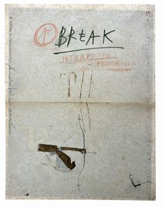 Pino Pascali : Intermezzo francobollo  - Asta Arte Moderna e Contemporanea - Associazione Nazionale - Case d'Asta italiane