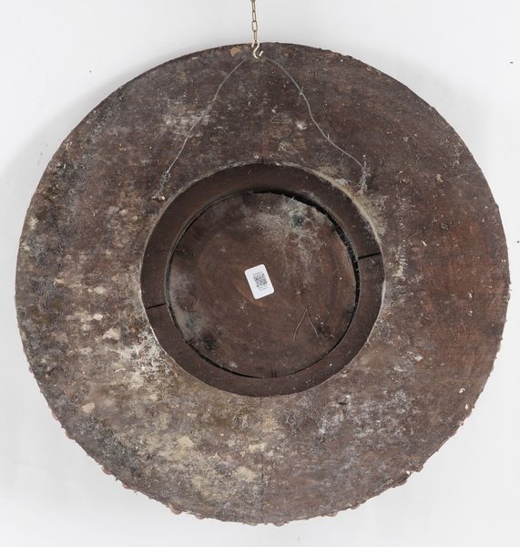Specchiera circolare in legno intagliato e laccato  - Asta Antiquariato - Associazione Nazionale - Case d'Asta italiane