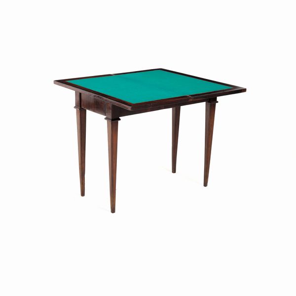 Tavolo da gioco lastronato. XVIII-XIX secolo  - Asta Antiquariato - Associazione Nazionale - Case d'Asta italiane