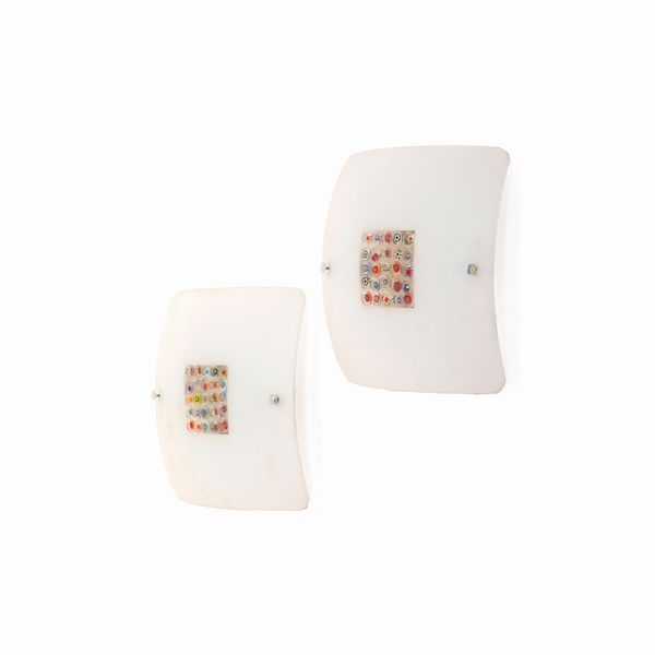 Due lampade a plafone o a parete.  - Asta Antiquariato - Associazione Nazionale - Case d'Asta italiane