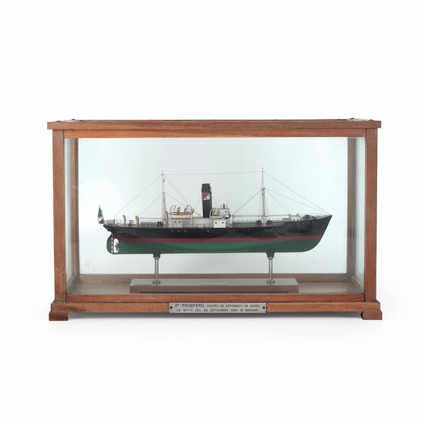 Modellino del mercantile Prospero  - Asta Antiquariato - Associazione Nazionale - Case d'Asta italiane