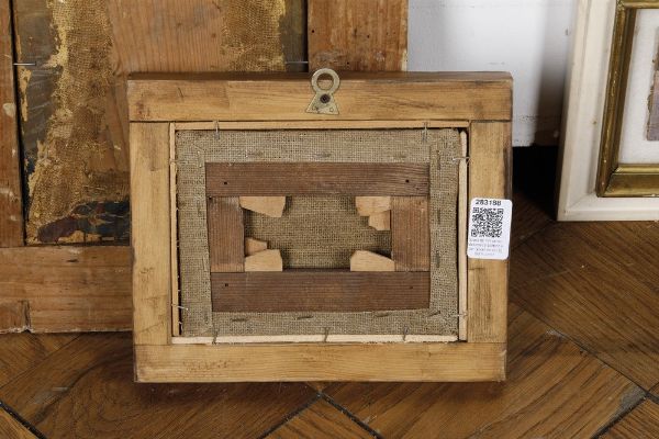 Scuola del XVII secolo Madonna con Bambino, Sant'Anna e San Giovannino  - Asta Antiquariato - Associazione Nazionale - Case d'Asta italiane