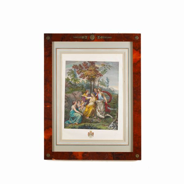 Paolo Caronni (1779-1842)<BR> Il ratto di Europa.. Secolo XIX <BR>  - Asta Antiquariato - Associazione Nazionale - Case d'Asta italiane