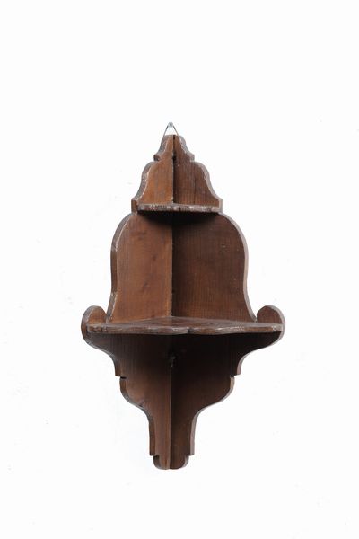 Mensola angolare in legno  - Asta Antiquariato - Associazione Nazionale - Case d'Asta italiane
