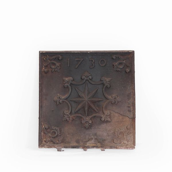 Lastra per camino in ghisa  - Asta Antiquariato - Associazione Nazionale - Case d'Asta italiane