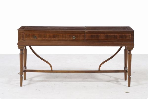 Mobile da ingresso lasronato e filettato. XIX-XX secolo  - Asta Antiquariato - Associazione Nazionale - Case d'Asta italiane