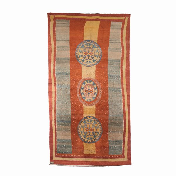 Tappeto Amrapur, India fine XX secolo  - Asta Antiquariato - Associazione Nazionale - Case d'Asta italiane