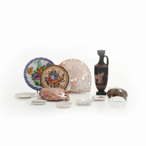 Insieme di oggetti di vari materiali  - Asta Antiquariato - Associazione Nazionale - Case d'Asta italiane