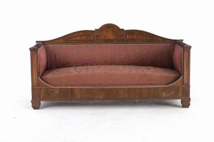 Coppia di divani lastronati. XIX secolo  - Asta Antiquariato - Associazione Nazionale - Case d'Asta italiane