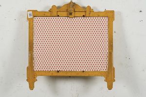 Cartagloria entro cornice in legno intagliato e dorato  - Asta Antiquariato - Associazione Nazionale - Case d'Asta italiane