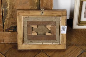 Scuola del XVII secolo Madonna con Bambino, Sant'Anna e San Giovannino  - Asta Antiquariato - Associazione Nazionale - Case d'Asta italiane