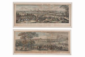 F. van der Meulen, Gruppo di cinque Incisioni  - Asta Antiquariato - Associazione Nazionale - Case d'Asta italiane