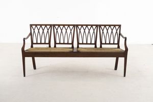 Salotto composto da divano e 7 sedie. XIX secolo  - Asta Antiquariato - Associazione Nazionale - Case d'Asta italiane